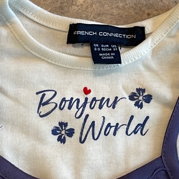 French Connection 2 Piece Dress Size 2T NWT - Picture 5 of 12